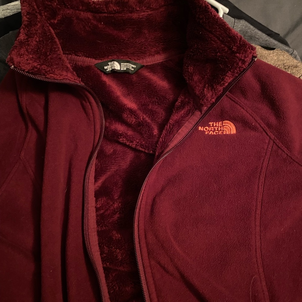 North face womens zip up size medium